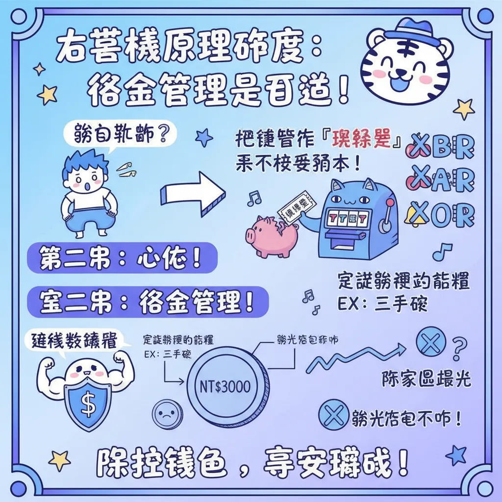 運用資金管理與停損點設定破解老虎機原理